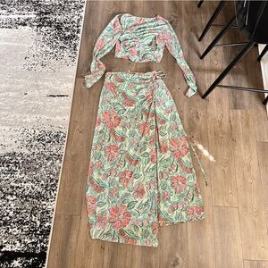 NWOT Free People Supernova skirt set *extra large*